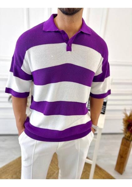 Tişört Örme Triko Tişört Nefes Alabilen Terletmez Oversize Tshirt Polo Yaka Salaş T-Shirt modelleri