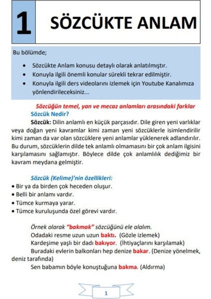 Pdf Üniversite Hazırlık Seti (Mail Adresinize Gönderilir)