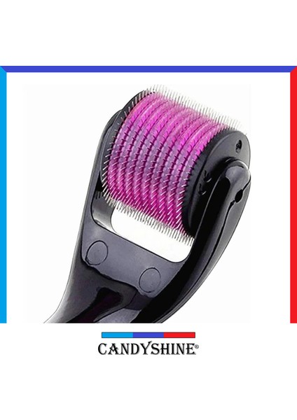 Candy Shine 0,5 mm Deluxe Titanyum 540 Iğneli Cilt Yüz Vücut Saç Yenileyici Dermaroller Cilt Bakım Aleti