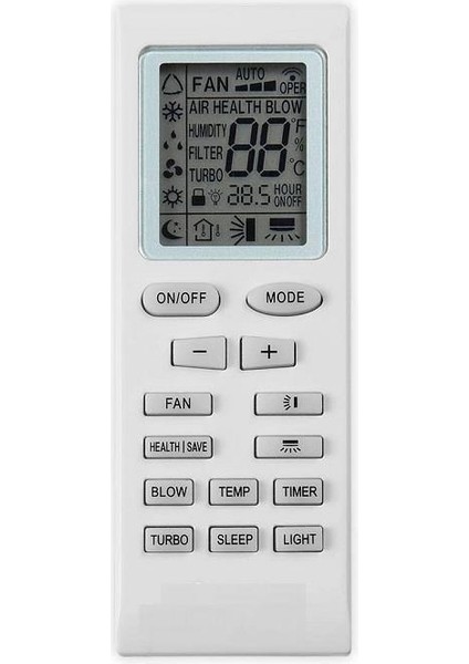 Gree GPC12AL-K3NNA1 A Ile Uyumlu Klima Kumandası