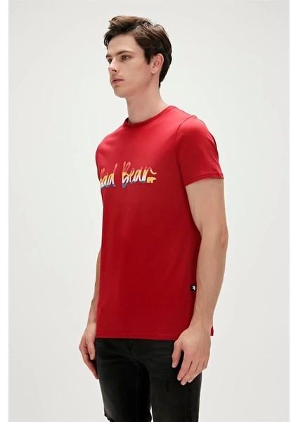 Manuscript T-Shirt Lava Kırmızı Baskılı Erkek Tişört fiyatları