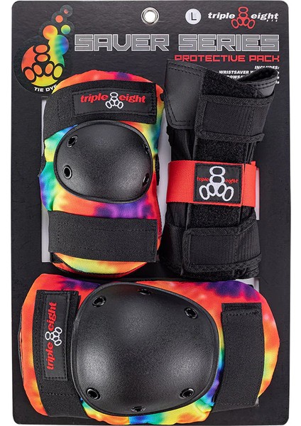 Saver Series Tie Dye Dizlik Dirseklik Bileklik Seti L fiyatları