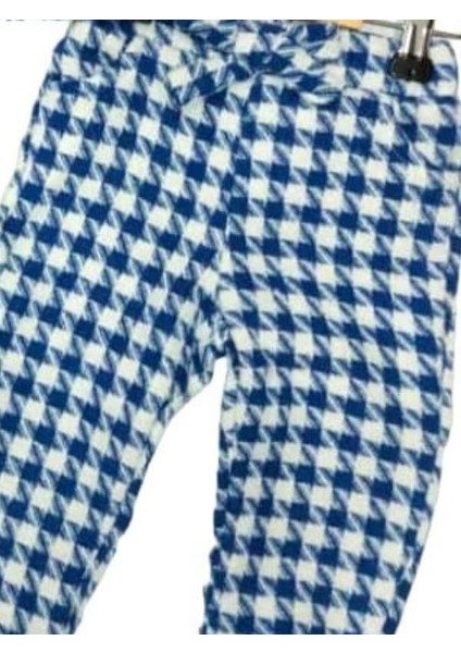 Kız Bebek Dokuma Kazayağı Desenli Ceketli Pantolon Takım indirimleri