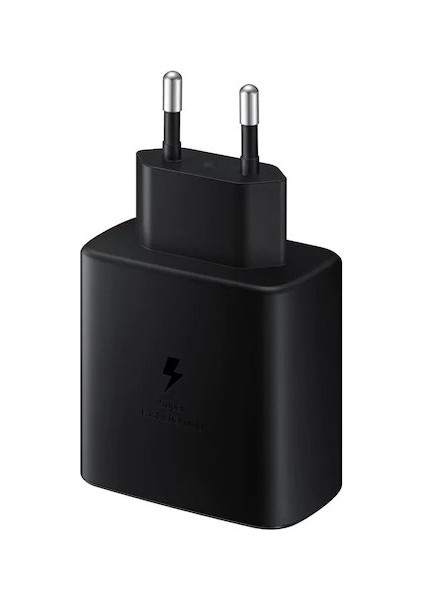 Samsung Galaxy S23 Ultra 5g Uyumlu 45W Süper Hızlı Type-C Şarj Cihazı Adaptör Siyah - EP-TA845