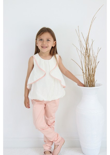Pantolonlu Bluz Takım, Kız Çocuk Yazlık Giyim, Mevsimlik, Baharlık Giyim