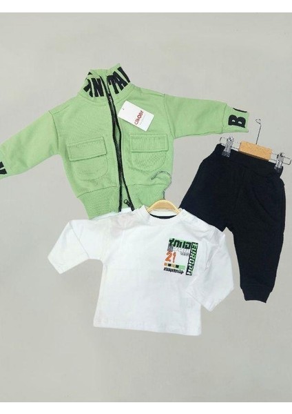 Erkek Bebek Fermuarlı 3 Lü Eşofman Takım fiyatları