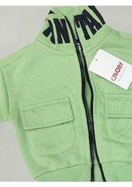 Erkek Bebek Fermuarlı 3 Lü Eşofman Takım modelleri