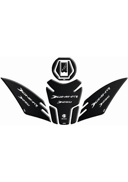 Bajaj Dominar 250 2020 - 2024 Uyumlu Tank Pad Set 005