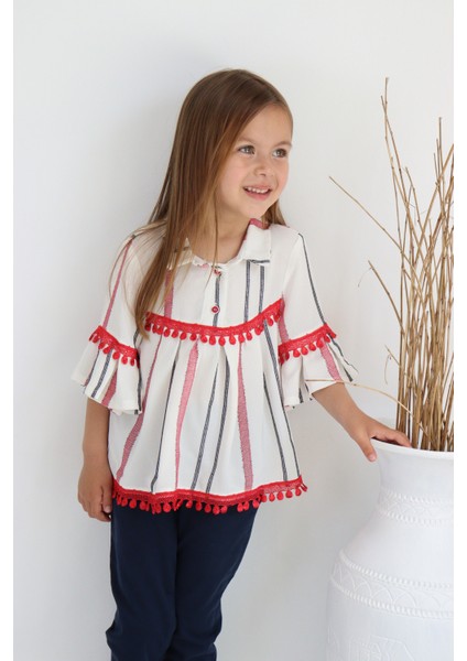 Pantolonlu Bluz Takım, Kız Çocuk Yazlık Giyim, Mevsimlik, Baharlık Giyim fırsatları