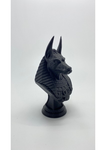 Mısır Tanrısı Anubis Büst Çakal Başlı Heykel