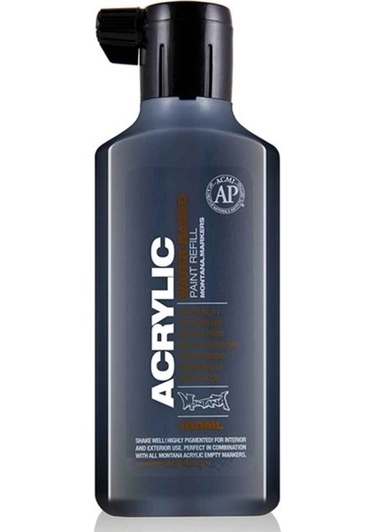 Acrylic Refill 180ML Shock Black S9000 Akrilik Boya Mürekkebi modelleri