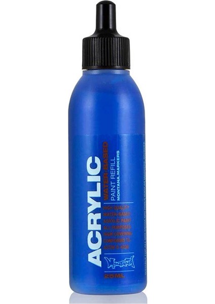 Acrylic Refill 25ML Shock Blue S5010 Akrilik Boya Mürekkebi