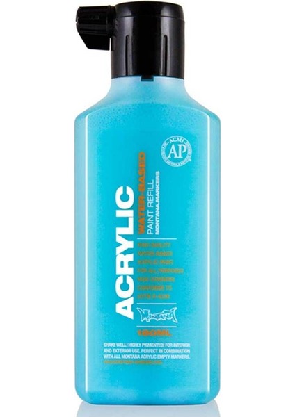Acrylic Refill 180ML 100% Cyan P2000 Akrilik Boya Mürekkebi