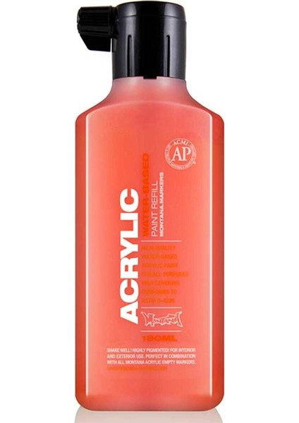 Acrylic Refill 180ML Shock Red S3000 Akrilik Boya Mürekkebi fiyatları