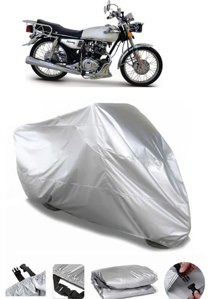 Kuba Filinta 200 Gri Su Geçirmez Motosiklet Brandası Premium