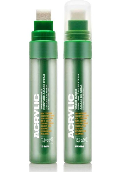 Akrilik Markör Standart Uç 15MM Shock Green Dark S6020