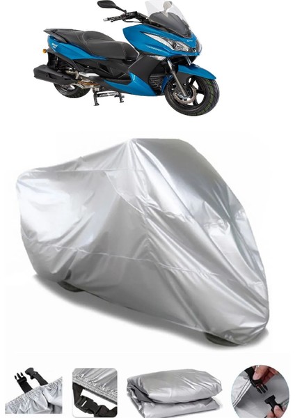 Kanuni Reha 250 Gri Su Geçirmez Motosiklet Brandası Premium