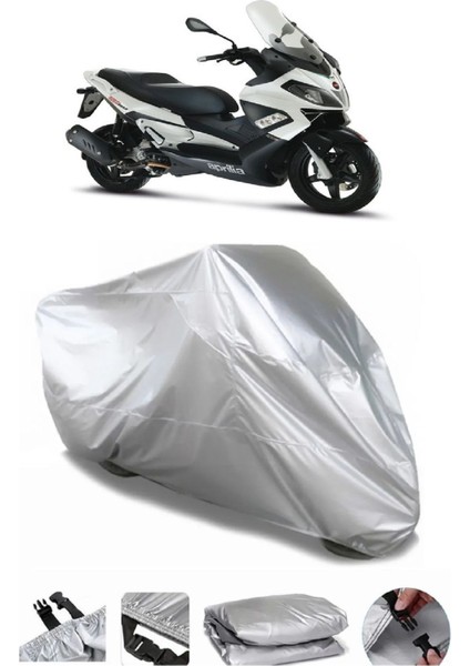 Aprilia Sr Max 300 I.e Gri Su Geçirmez Motosiklet Brandası Premium