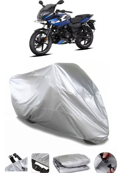 Bajaj Pulsar 220 Gri Su Geçirmez Motosiklet Brandası Premium