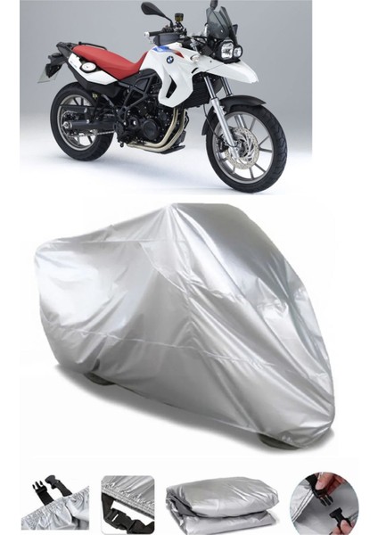Bmw F 650 Gri Su Geçirmez Motosiklet Brandası Premium