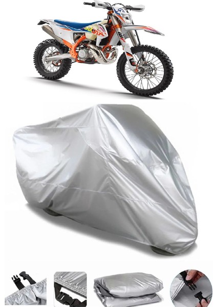 Ktm 250 Exc Six Days Tpı Gri Su Geçirmez Motosiklet Brandası Premium