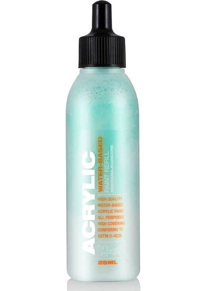 Acrylic Refill 25ML Malachite Light 6120 Akrilik Boya Mürekkebi