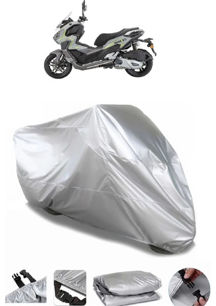 Mondial 250 Ressivo Gri Su Geçirmez Motosiklet Brandası Premium