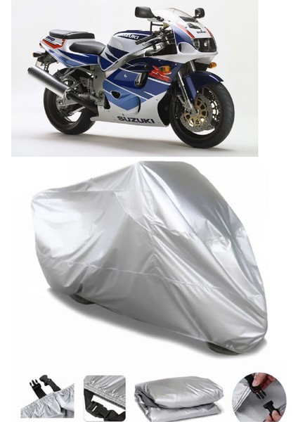 Suzuki Gsx-R 750 Srad Gri Su Geçirmez Motosiklet Brandası Premium