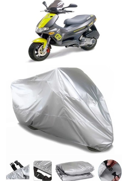 Gilera Runner 180 Gri Su Geçirmez Motosiklet Brandası Premium