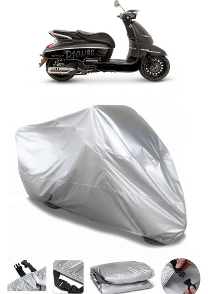 Peugeot Django 150 Gri Su Geçirmez Motosiklet Brandası Premium