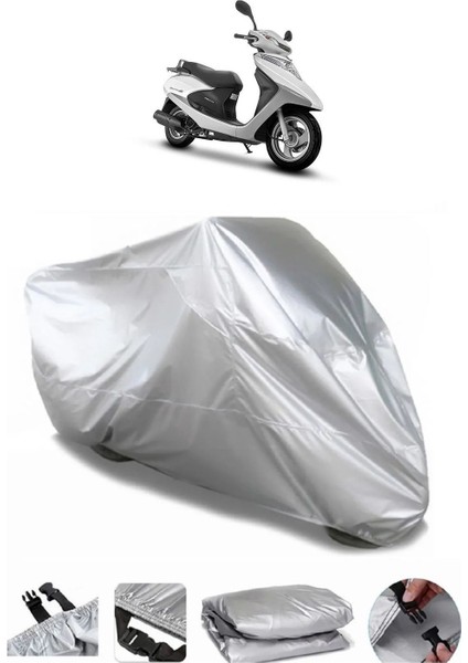 Honda Spacy 110 Alpha Gri Su Geçirmez Motosiklet Brandası Premium