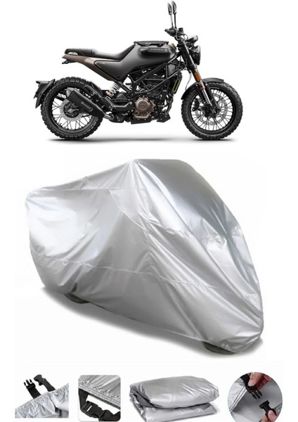 Husqvarna Svartpilen 125 Gri Su Geçirmez Motosiklet Brandası Premium