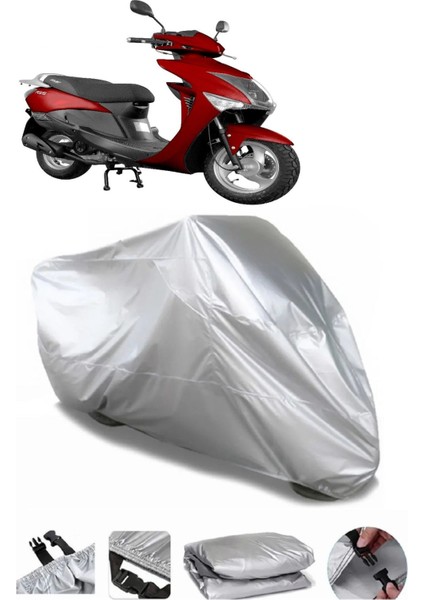 Volta Rs5 Uyumlu Gri Su Geçirmez Motosiklet Brandası Premium