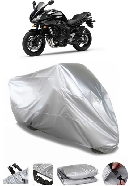 Yamaha Fz6 Fazer S2 Abs Gri Su Geçirmez Motosiklet Brandası Premium