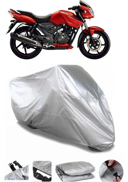 Tvs Apache Rtr 150 Gri Su Geçirmez Motosiklet Brandası Premium