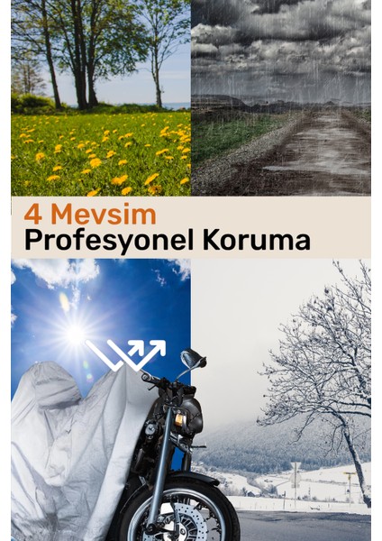 Sniper 50 Pro Uyumlu Siyah Motosiklet Brandası Arka Çanta Uyumsuz