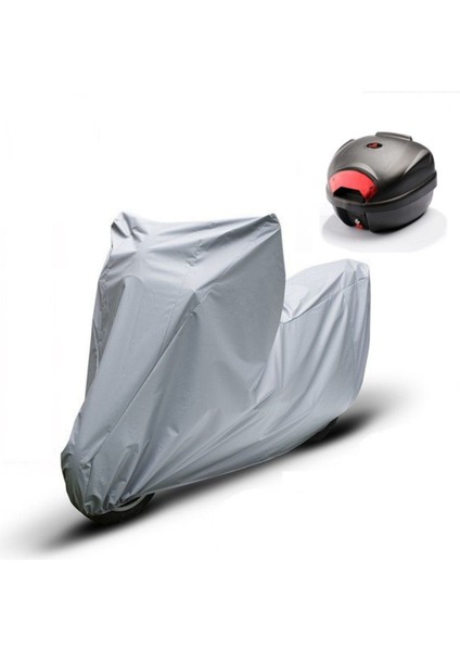 Honda X-Adv 350 Gri Motosiklet Brandası Arka Çanta Uyumlu