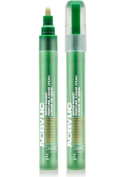 Akrilik Markör Ince Uç 2mm Shock Green S6010 fiyatları