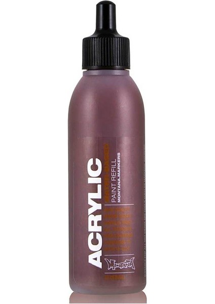 Acrylic Refill 25ML Shock Brown Light S8000 Akrilik Boya Mürekkebi