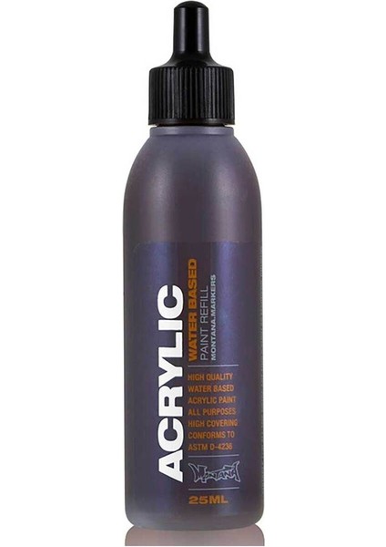 Acrylic Refill 25ML Shock Brown Light S8000 Akrilik Boya Mürekkebi