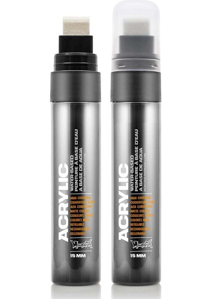 Akrilik Markör Standart Uç 15MM Shock Black S9000 modelleri