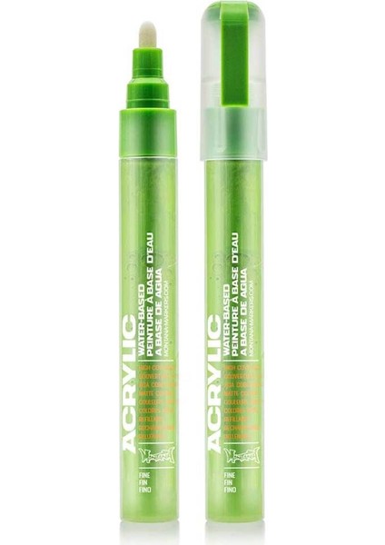 Akrilik Markör Ince Uç 2mm Shock Green Light S6000