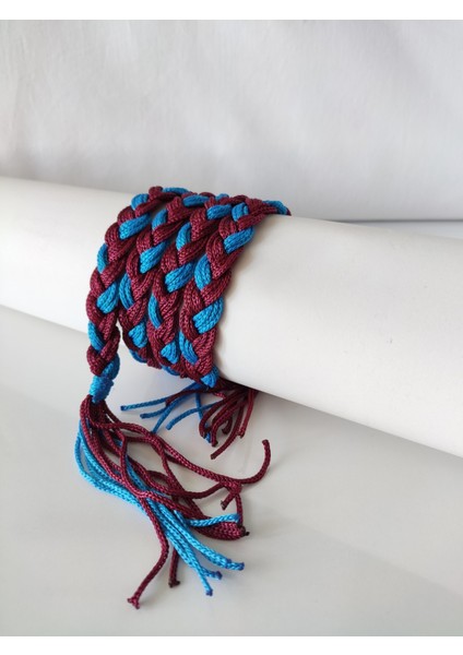 Taraftar Bileklik (Kırmızı Beyaz Bordo Lacivert Sarı Kırmızı Sarı Lacivert Siyah Beyaz) 110 cm