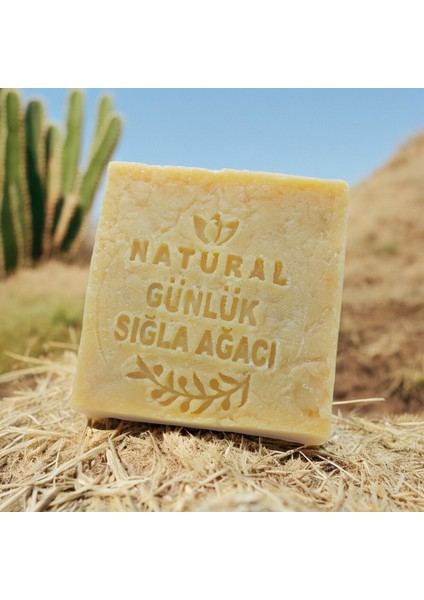 Özel Üretim Doğal El Yapımı Günlük Sığla Ağacı Sabunu 500 gr (4 Adet Kalıp)