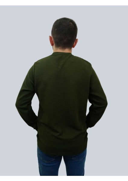 Erkek Ottoman Uzun Kol Haki Sweatshirt indirimleri