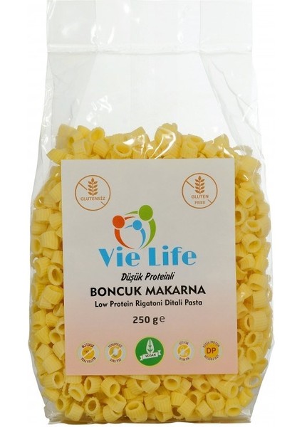 Vie Life Glutensiz Düşük Proteinli Boncuk Makarna 250 G