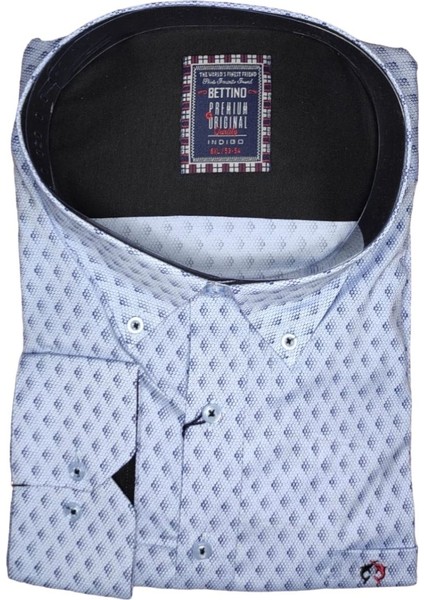 Erkek Büyük Beden 145 Kilo Için Uygun Likralı Uzun Kol Gömlek