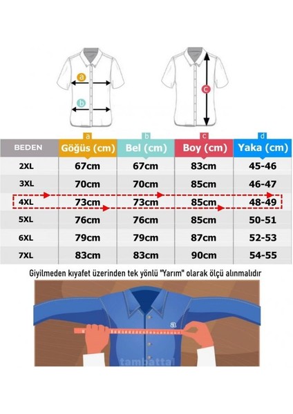 Erkek 145 Kiloya Uygun Büyük Beden Pamuklu Gömlek Uzun Kol