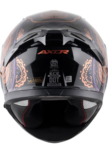 Apex Trance Kask Black Gold