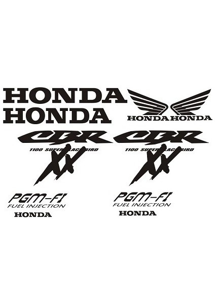 Motorsiklet XX1100 Sticker Set